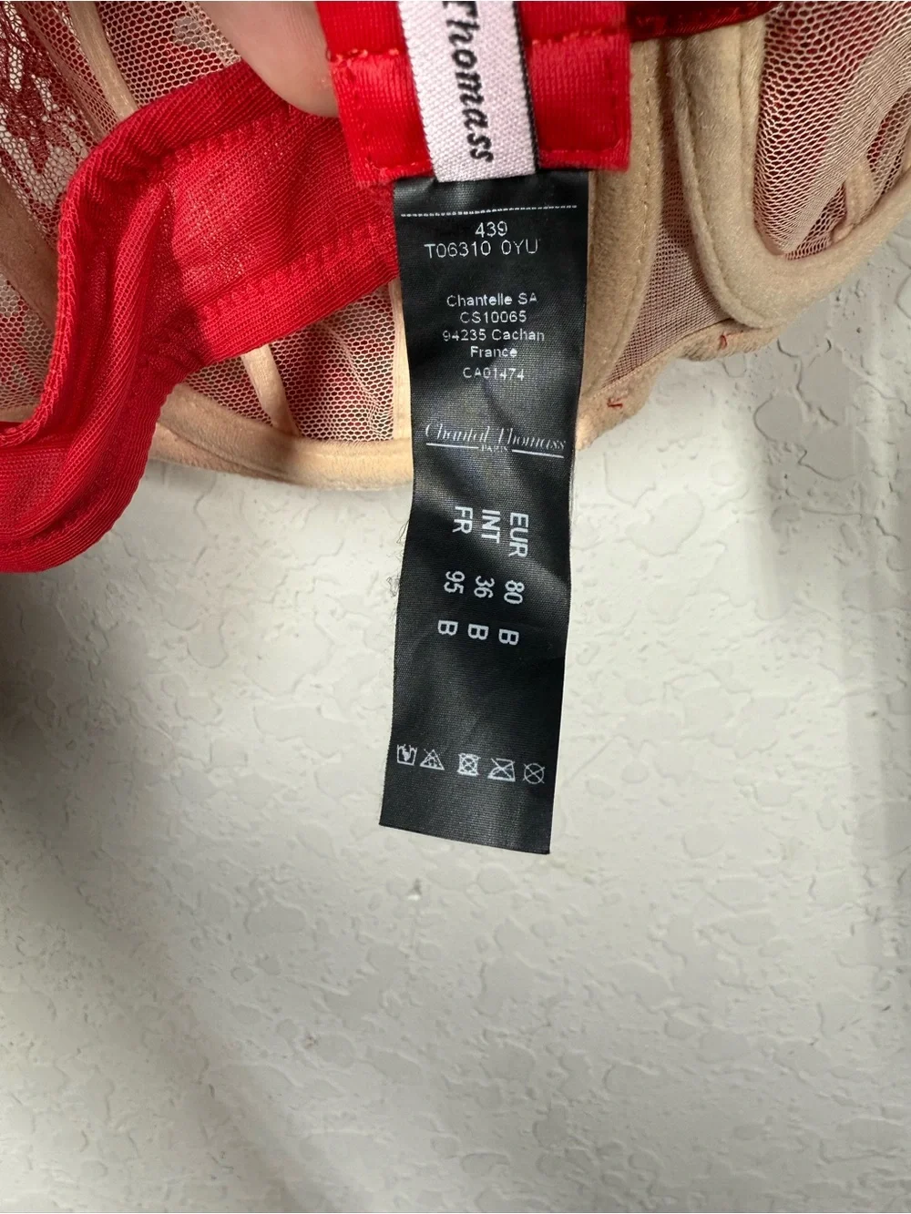 Chantal Thomass Lace Bra Size 36B